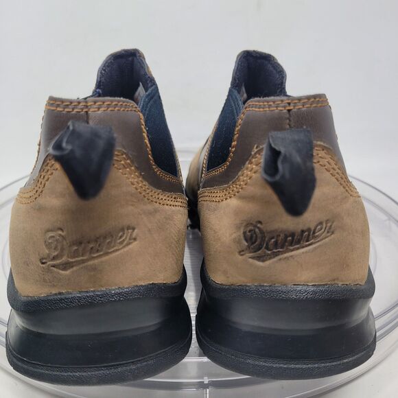 DANNER Crafter Romeo Chelsea Brown Leather Work Shoes 11.5 EE WIDE, Slip On 99% - Picture 4 of 7